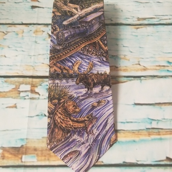 Lot of 4 Wildlife and Nature Ties 3 Dem Crazy - Picture 5 of 8